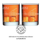 2025 Indian Air Force Whiskey Glass Set of 2