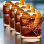 4 bar glasses with sukhoi su-30 fighters