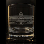 The NDA Sudan Block Engraved Glasses