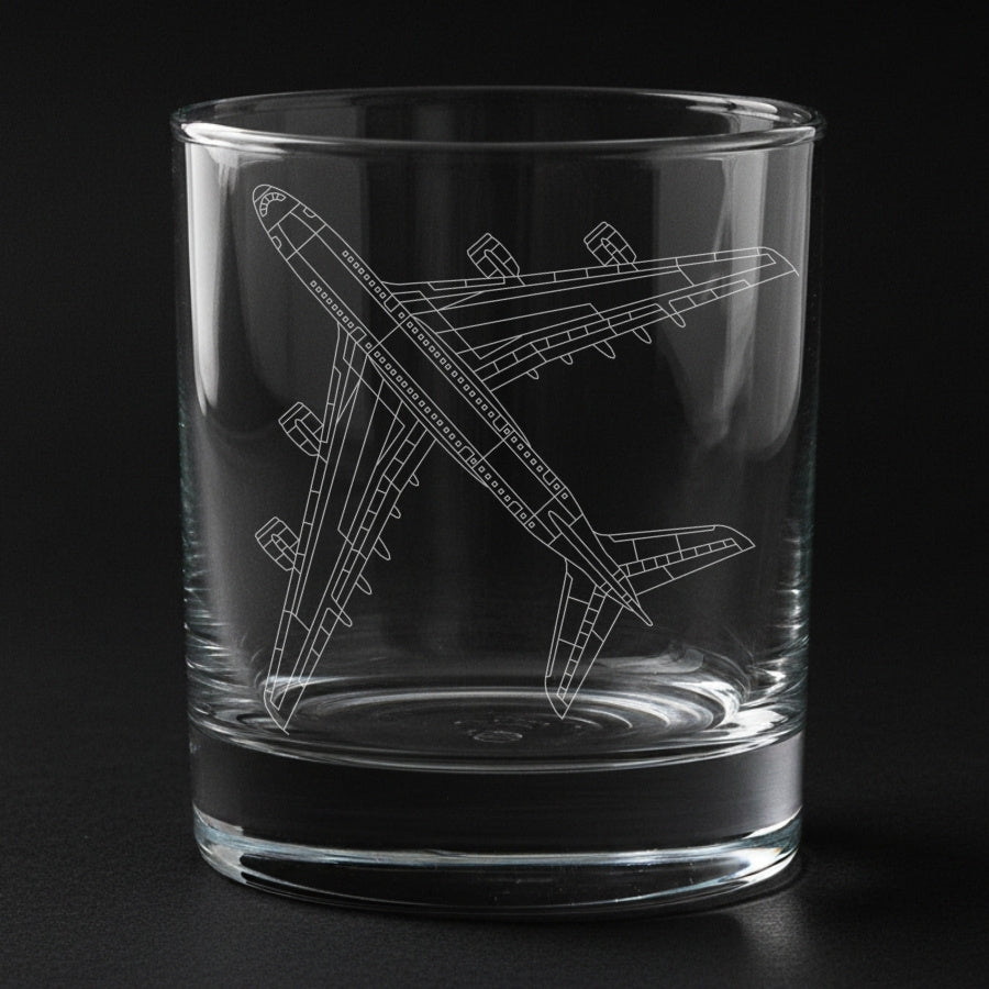 Airbus A380 Whiskey Tumblers
