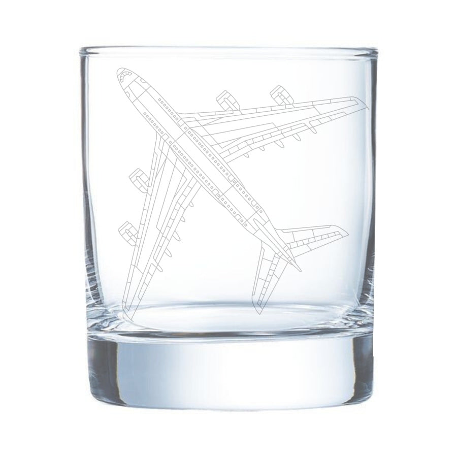 Airbus A380 Whiskey Tumblers