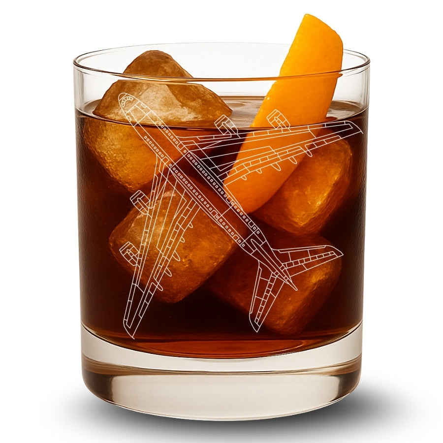 Airbus A380 Whiskey Tumblers