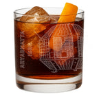 ISRO Aryabhata Satellite Engraved Glass