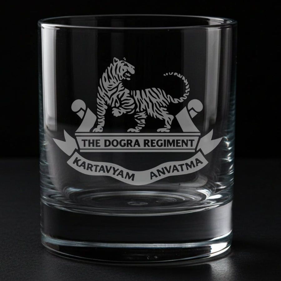 The Dogra Regiment Whiskey Tumblers