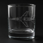 Jaguar Engraved Whiskey Glass