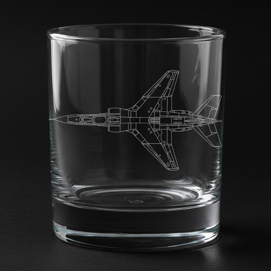 Jaguar Engraved Whiskey Glass