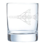 MiG 21 Engraved Whiskey Glass