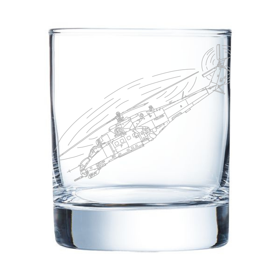 Mil Mi-35 Engraved Whiskey Glass